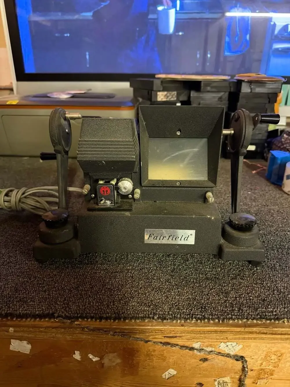 Vintage Argus Fairfield 8mm film editor viewer, Model 650